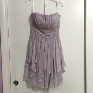 Light purple dress from David’s bridal